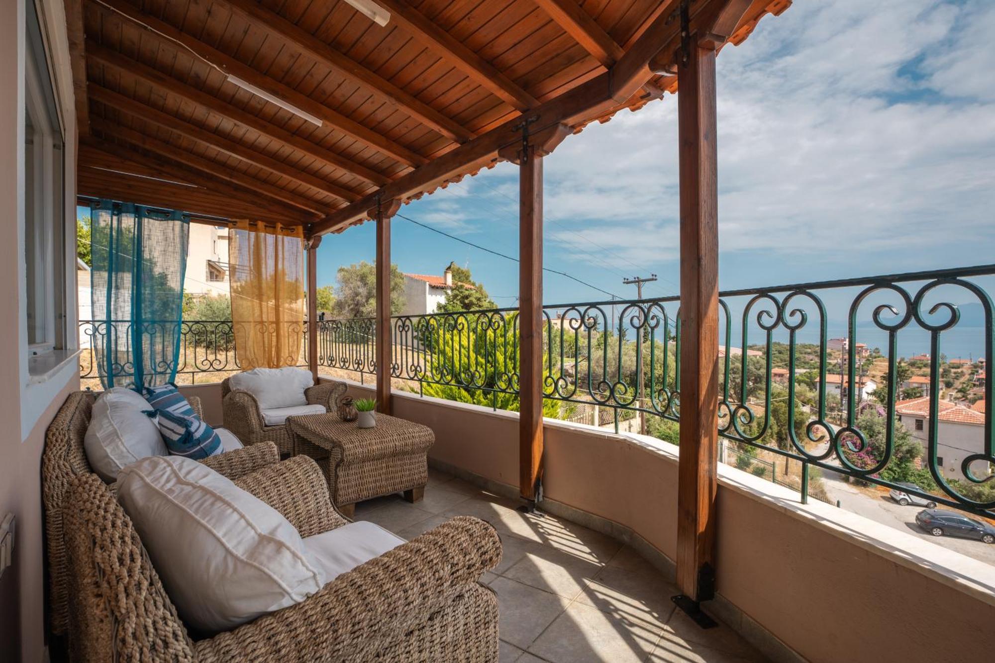 Villa Persephone'S Dream View Marathos  Exterior foto