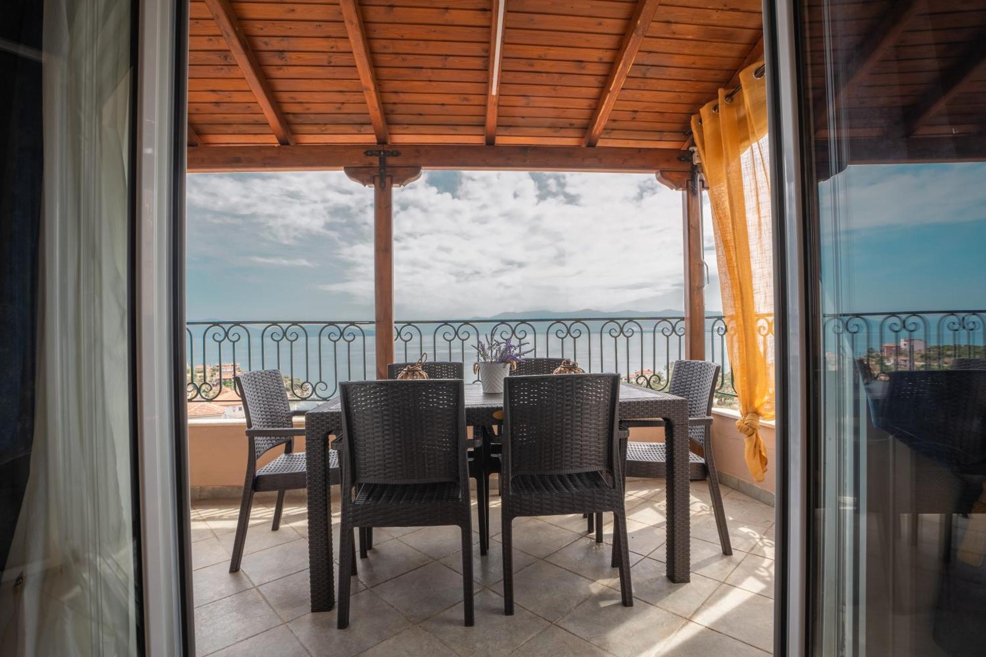 Villa Persephone'S Dream View Marathos  Exterior foto