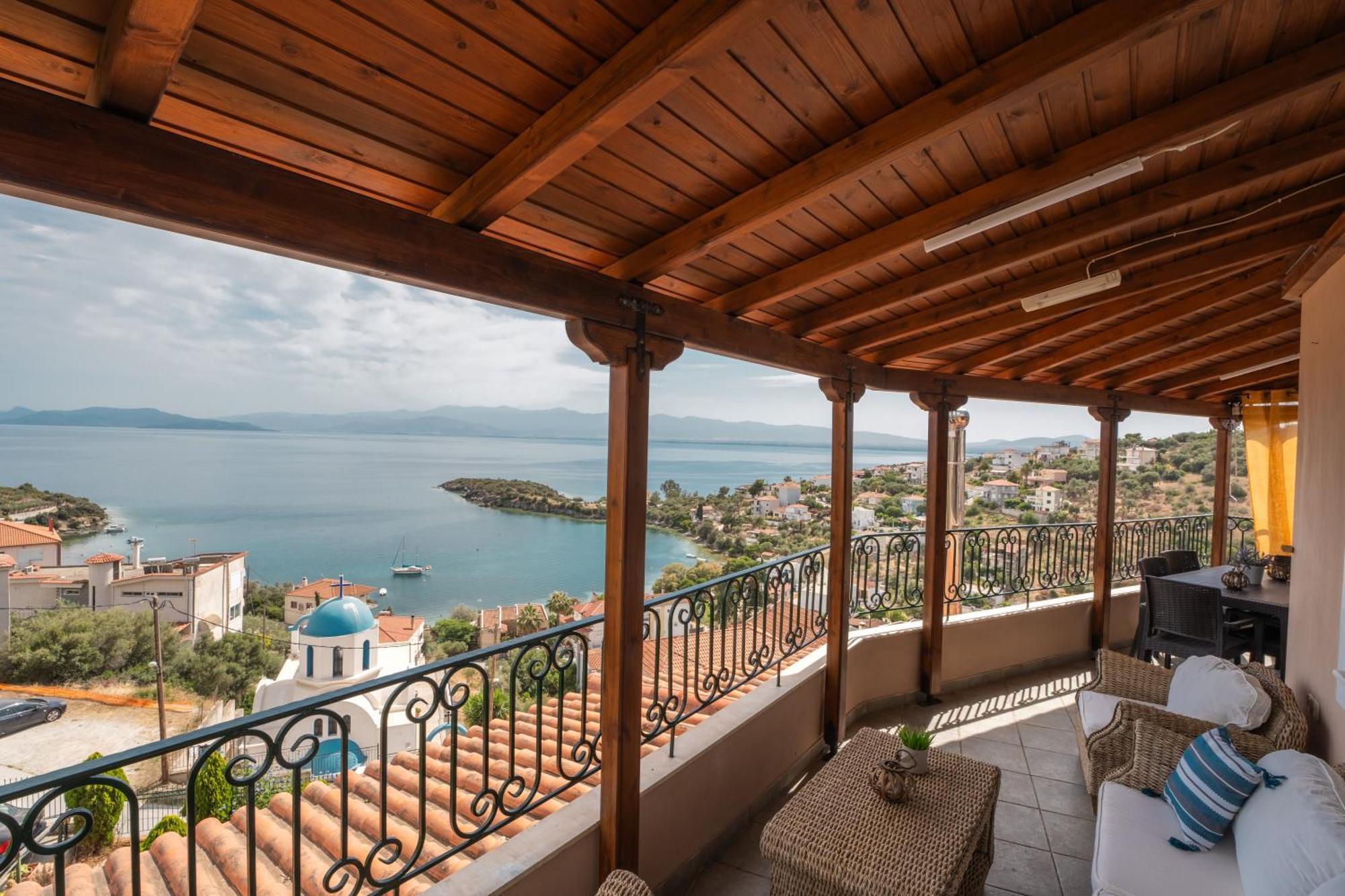 Villa Persephone'S Dream View Marathos  Exterior foto